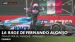 La rage de Fernando Alonso après son abandon - Grand Prix du Mexique - F1