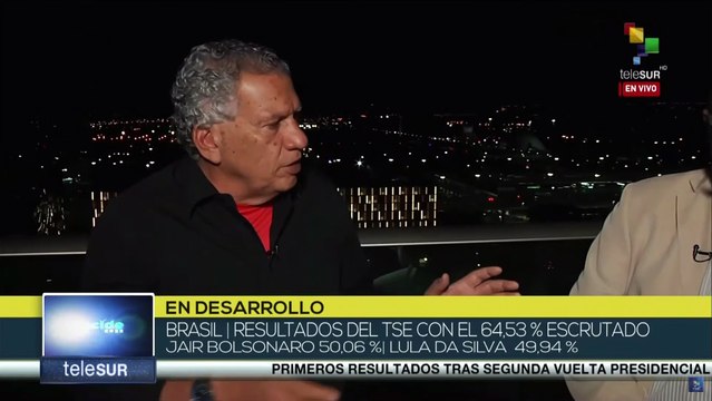 Lula lidera el balotaje de Brasil con más del 50 por ciento de los votos
