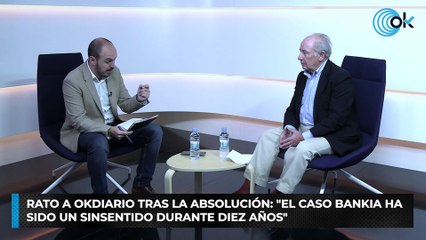 Rato a OKDIARIO tras la absolución: "El caso Bankia ha sido un sinsentido durante diez años"