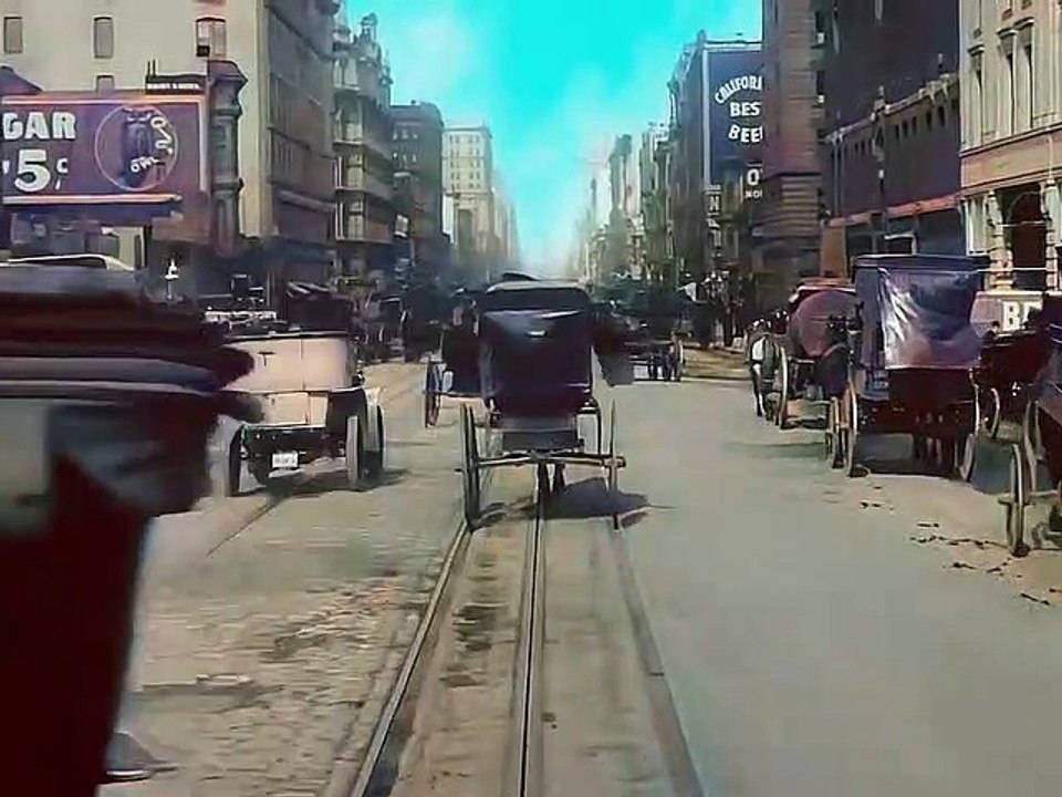 San Francisco 1906  in Color ,60fps