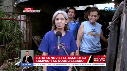 Baha sa Noveleta, umabot sa lampas-tao noong Sabado | UB