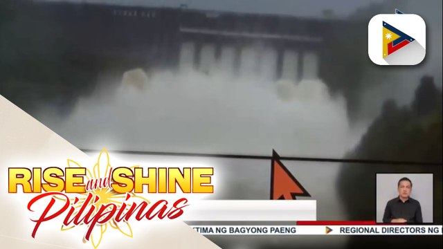 Tubig sa Magat Dam, umabot sa critical level; NIA, nagbukas ng tatlo pang gate sa Magat Dam