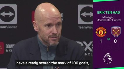 Ten Hag praises 'elite' Rashford for reaching 100 United goals