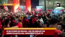 Elecciones en Brasil así celebran los simpatizantes del presidente electo