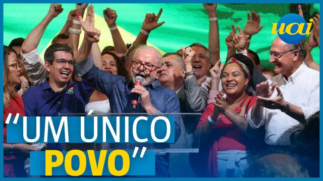 Lula: 'Não existe dois Brasil, somos um único povo'