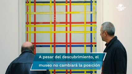 Museo descubre que una obra se ha exhibido al revés durante décadas