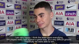 INTERVIEW - Miguel Almiron on Spurs Victory