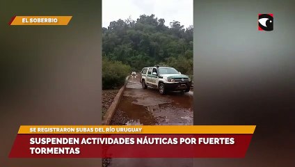 Suspenden actividades náuticas por fuertes tormentas
