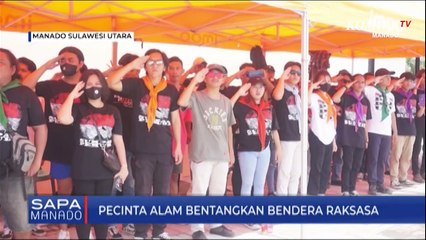 Sumpah Pemuda, Pecinta Alam Bentangkan Bendera Raksasa