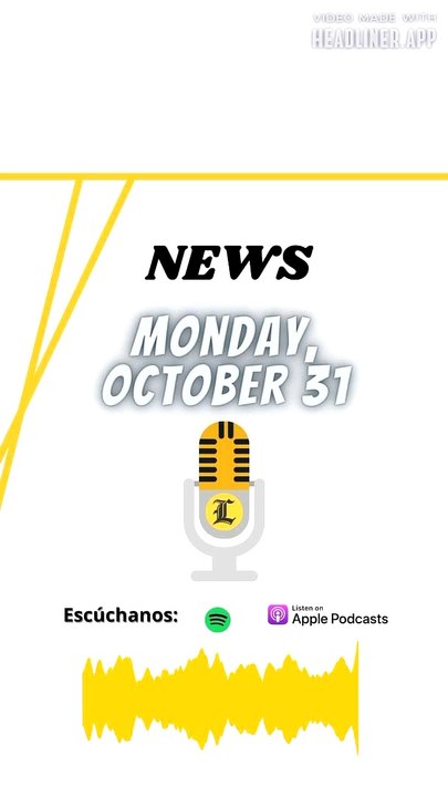NEWS: Monday, octubre 31