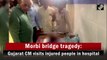 Morbi bridge tragedy: Gujarat CM visits injured people in hospital
