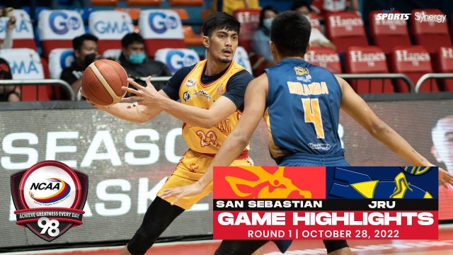 NCAA Season 98 | Game Highlights: SSC-R vs JRU | Men's Basketball Tournament Round 1