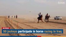 50 jockeys participate in horse racing in Iraq | The Nation