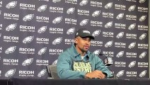 Jalen Hurts after Eagles beat Steelers in Week 8
