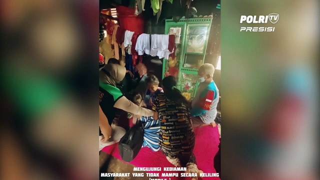 POLRES KAPUAS BERI Pelayanan Kesehatan Keliling Untuk Warga Kapuas