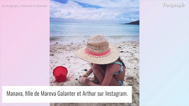 Mareva Galanter et Arthur : photo de leur fille Manava en vacances à Tahiti