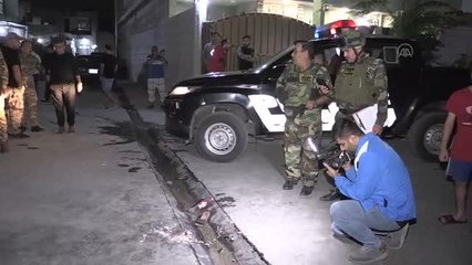 El yapımı bombanın patlaması sonucu üç kişi yaralandı