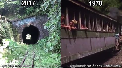 KERETA API UAP BERGIGI PADANG, KAYU TANAM, PADANG PANJANG 1970an (Era Mak Itam Masih Sehat)