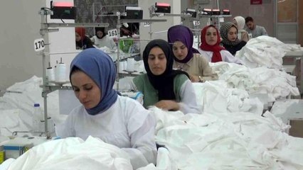 Muş'ta devlet destekli tekstil fabrikası 30 ülkeye ihracat yapıyor