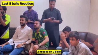 Final over Reaction Jeeta match har gaye __ PAK FANS REACTION on india vs Pakistan