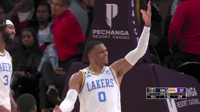 LeBron, AD and Russ deliver in Lakers' first win of the season
