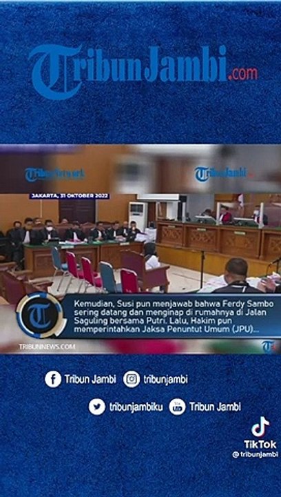 Hakim naik pitam,ART ferdi sambo berubah rubah keterangan