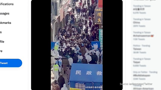 Hundreds Protest in Tibet Over COVID-19 Restrictions - TaiwanPlus News