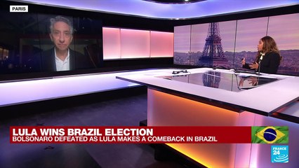 'No signs' Bolsonaro will accept defeat as Lula wins Brazil's bitter presidential vote