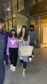 WatchVideo: Aishwarya Rai holds daughter Aaradhya's hand at the airport as she returns to Mumbai