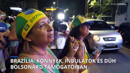 Brazília: könnyek, indulatok és düh Bolsonaro támogatóiban a kudarc után