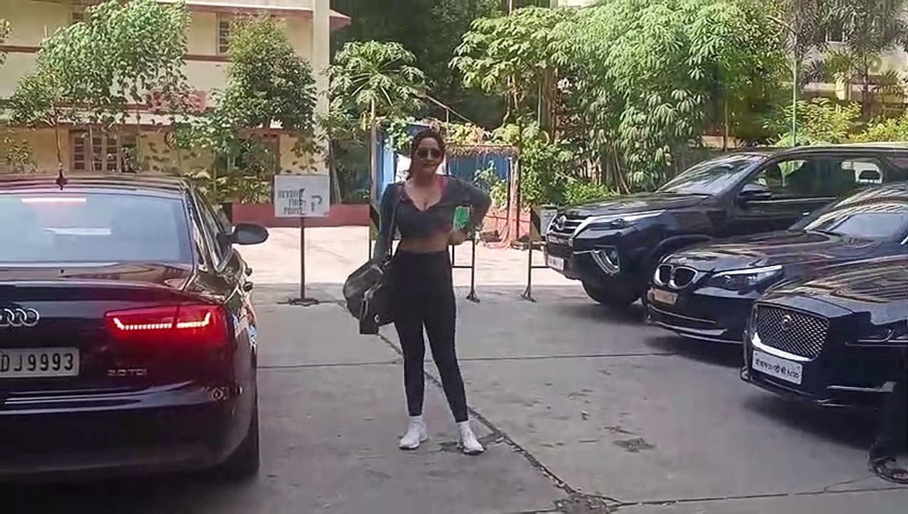 Neha Sharma Spotted Outside Gym In Bandra