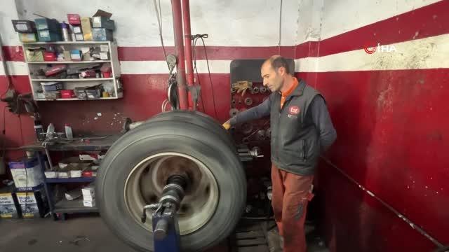 Kış aylarının gelmesiyle birlikte oto tamircilerinde hareketli günler başladı