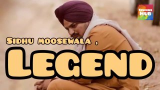 LEGEND    |    Sidhu  Moosewala  new  latest  punjabi  song