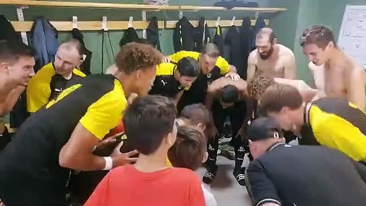 Le vestiaire des Séniors D2