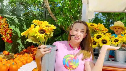 Chris and Mom are getting ready for Halloween