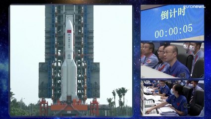 شاهد | الصين تطلق ‭"‬حلم السموات"‬ آخر أجزاء محطتها الفضائية