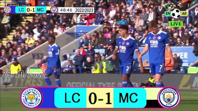 Leicester 0-1 ManCity / مان سيتي1- 0 ليسترسيتي / English Premier League 2022 / 2023 الدوري الإنجليزي الممتاز