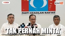 'DAP, Amanah tak pernah minta jawatan menteri, hanya nak menang'