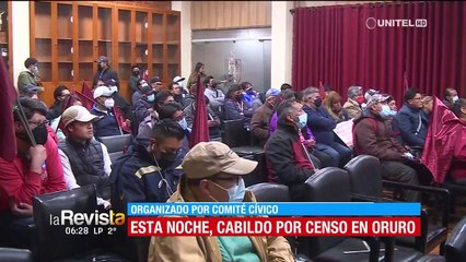 Oruro realizará un cabildo por el Censo en 2023; dicen que están “postergados”