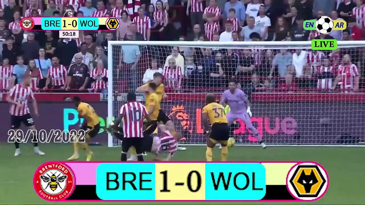 Brentford 1-1 Wolves /  وولفرهامبتون1- 1 برينتفورد   / English Premier League 2022 / 2023  الدوري الإنجليزي الممتاز