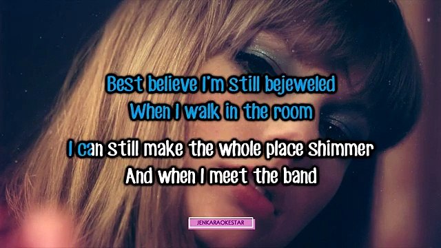 KARAOKE Taylor Swift - Bejeweled