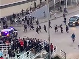 Así fue la pelea entre ultras del Cartagena y del Granada