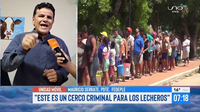 Productores de leche en emergencia por pérdidas millonarias a causa del cerco a Santa Cruz