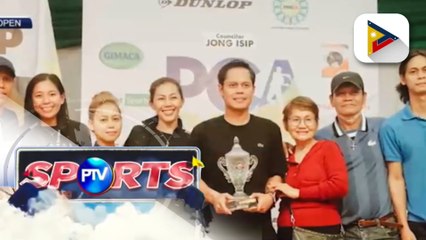 Johnny Arcilla, nasungkit ang ikasampung titulo sa PCA Open Men's Single event