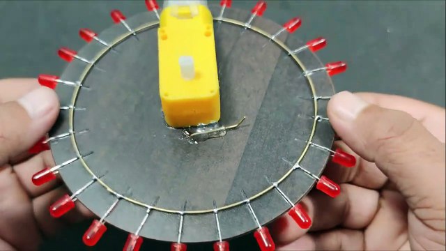 Manual LED Chaser Light Circuit