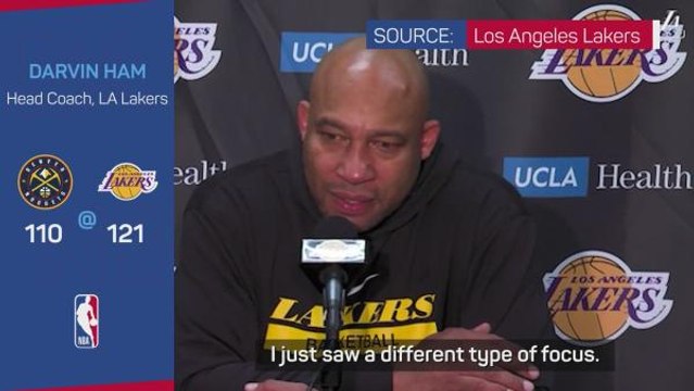 BASKETBALL: NBA: Lakers needed to prove something to themselves - Ham