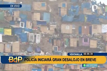 Tomaron extensa área en cerros de Ventanilla: desalojan pacíficamente a invasores