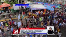 Ilang pamilya, bumisita na sa kanilang mga yumaong kaanak sa Manila North Cemetery; ilang kilalang personalidad na nakalibing doon, binisita ng kanilang mga taga-hanga | 24 Oras