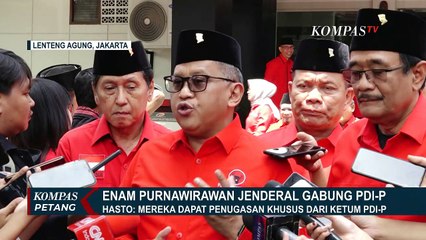 6 Purnawirawan Jenderal Gabung PDI-P, Hasto: Mereka Dapat Penugasan Khusus dari Ketum