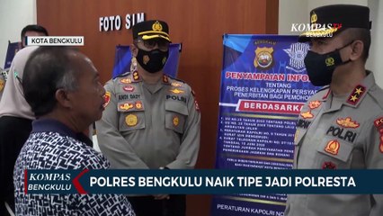 Polres Bengkulu Naik Tipe Jadi Polresta
